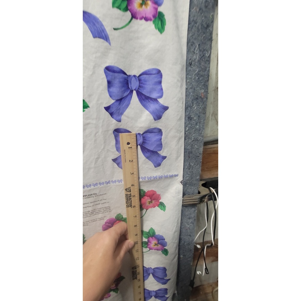 Sewing Pansies Bows & Applique 2 Panels Bundle - Picture 12 of 14